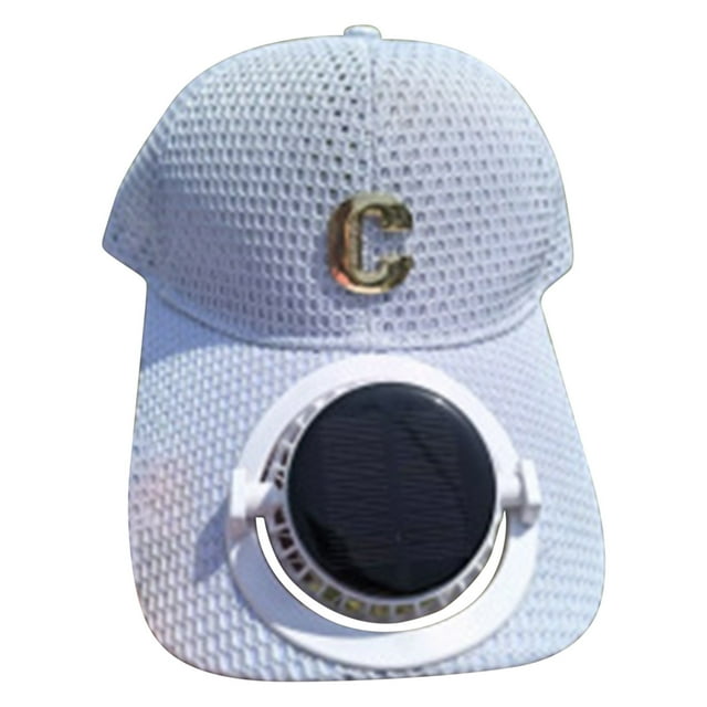 Lisbinx Solar Powered Fan Hat for Men - Wide Brims Outdoor Fishing Hat with USB/Solar Charging | 3-Speed Adjustable Cooling Fan | UPF Sun Protection | Breathable Mesh Designs | One Size Fits Most