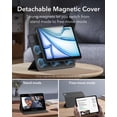 thumbnail image 4 of Funda para iPad Air 11 ESR M2 (2024), Air de 6.ª, 5.ª y 4.ª generación, negra, 4 of 9
