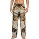 thumbnail image 1 of Balery Vintage Dragonfly Artwork Pantalones de pijama para hombre, pijama ultraligero, pantalón de descanso-X-Large, 1 of 6