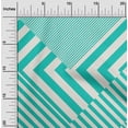 thumbnail image 2 of oneOone Georgette Viscose Turquoise Green Fabric Craft Projects Decor Fabric Printed By The Yard 42 Inch Wide, 2 of 5