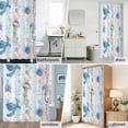 thumbnail image 6 of Sea Turtle Seahorse Fabric Shower Curtain Jellyfish Marine Life Washable Shower Curtains for Bathroom, Waterproof Bath Curtain with Hooks Home Decor 36x72in, 6 of 8