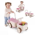 thumbnail image 1 of Gymax 3-in-1 Kids Ride On Push Car Foot-to-Floor Sliding Car for Toddler w/ Rope Pink, 1 of 10