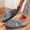 Grey, variant on Winter Slippers Indoor Thick Sole Comfort Shoes For Large Size