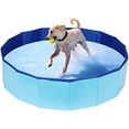 thumbnail image 3 of PVC Pet Swimming Pool, Portable Dog Bathtub, Collapsible Dog Pool, Plastic Pool for Dogs, Dog Tub for Pets to Swim and Bath 23.6"x7.9", 3 of 6
