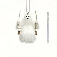 thumbnail image 4 of Under $5 Clearance, Halloween Cute Ghost Hanging Ghost for Halloween Decorations 2D Flat Acrylic Pendant, 4 of 8