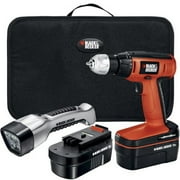 Black & Decker B&d 18v Cordless Drill With Light