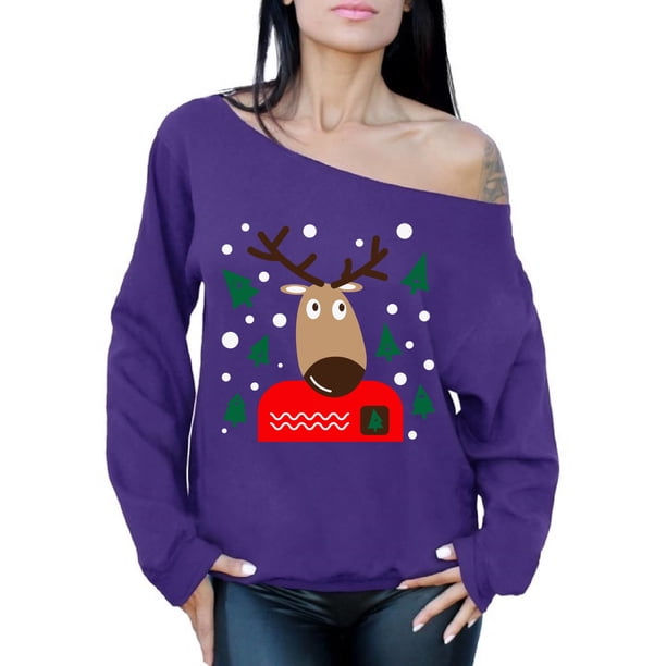 reindeer comfy sweatshirt