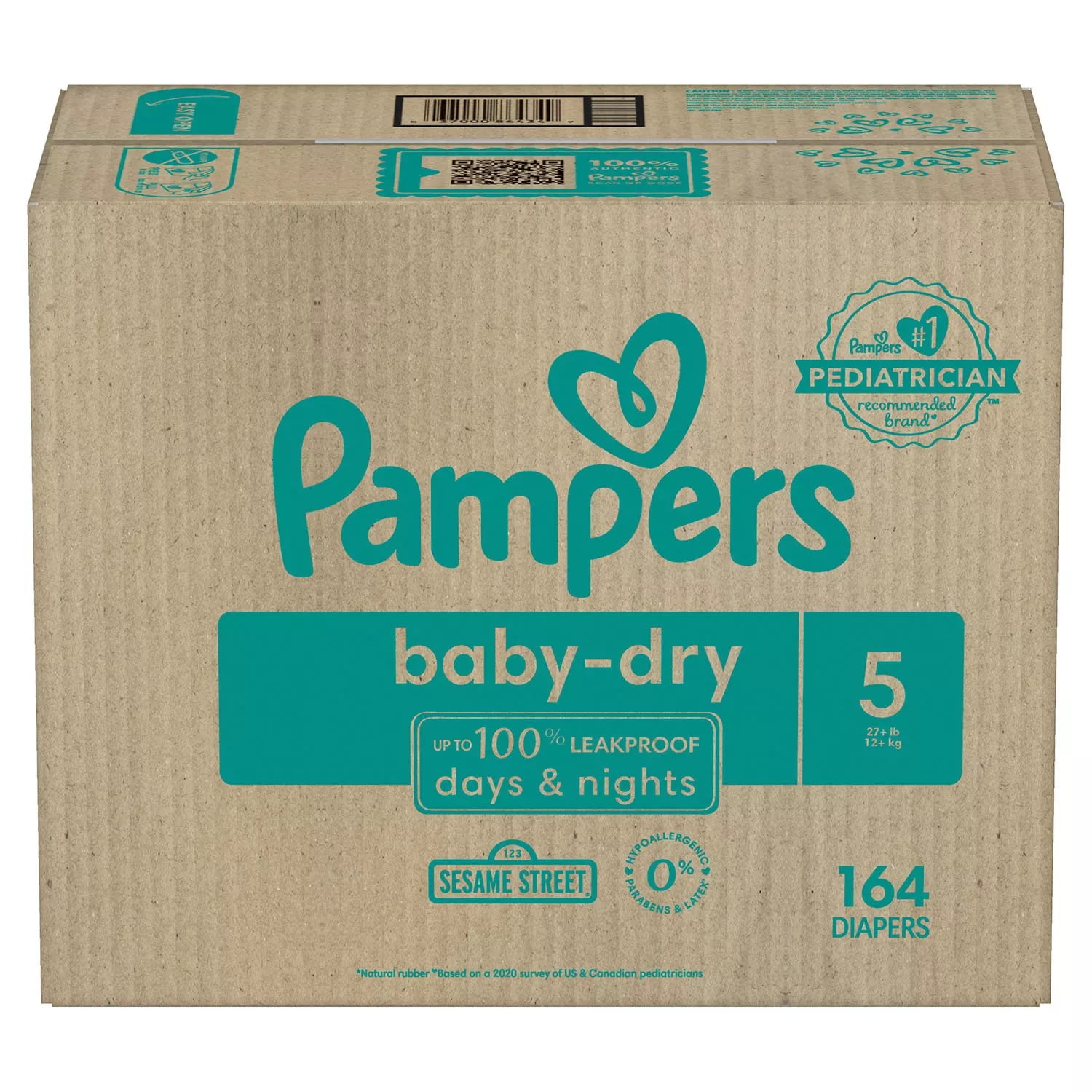 Buy Diapers Size 5, 164 Count - Pampers Baby Dry Disposable Baby