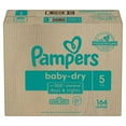 thumbnail image 2 of Pampers Baby Dry One-Month Supply Diapers Size 5, 164 Count, 2 of 2