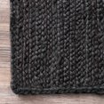 thumbnail image 4 of Handmade Braided Natural Pure Black Jute Area Rugs ,Home Décor Rugs Size 2 x 4 Feet ( 60 cm x 120 cm ), 4 of 5