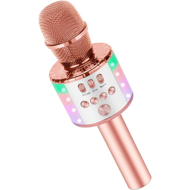 Haut-parleur Bluetooth karaoké vintage microphone sans fil