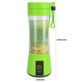thumbnail image 6 of Portable Blender USB Rechargeable Personal Juicer Cup Small Fruit Juice Mixer for Shakes and Smoothies, 6 of 6