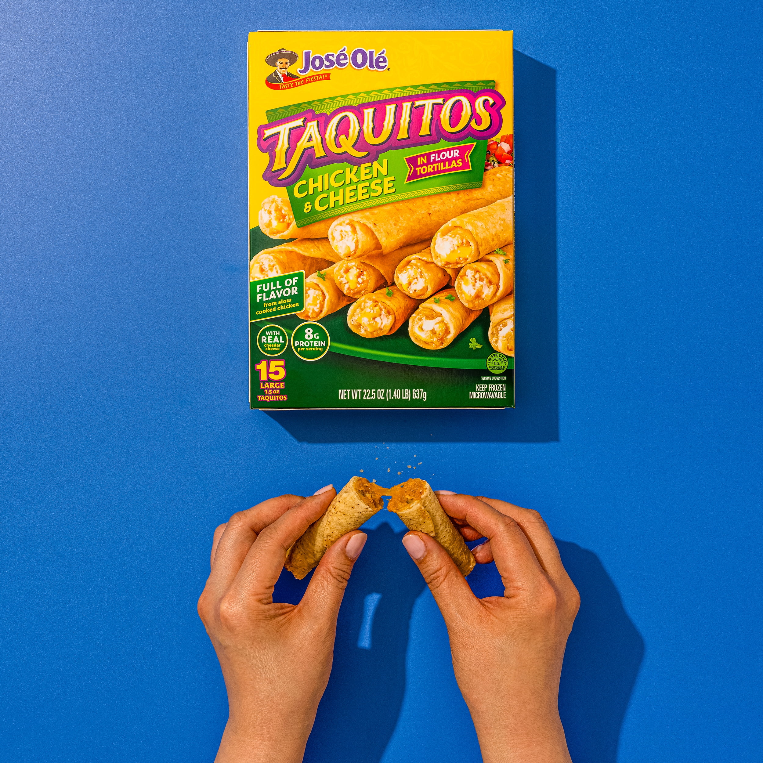 Jose Ole Taquitos Chicken & Cheese - 15 CT