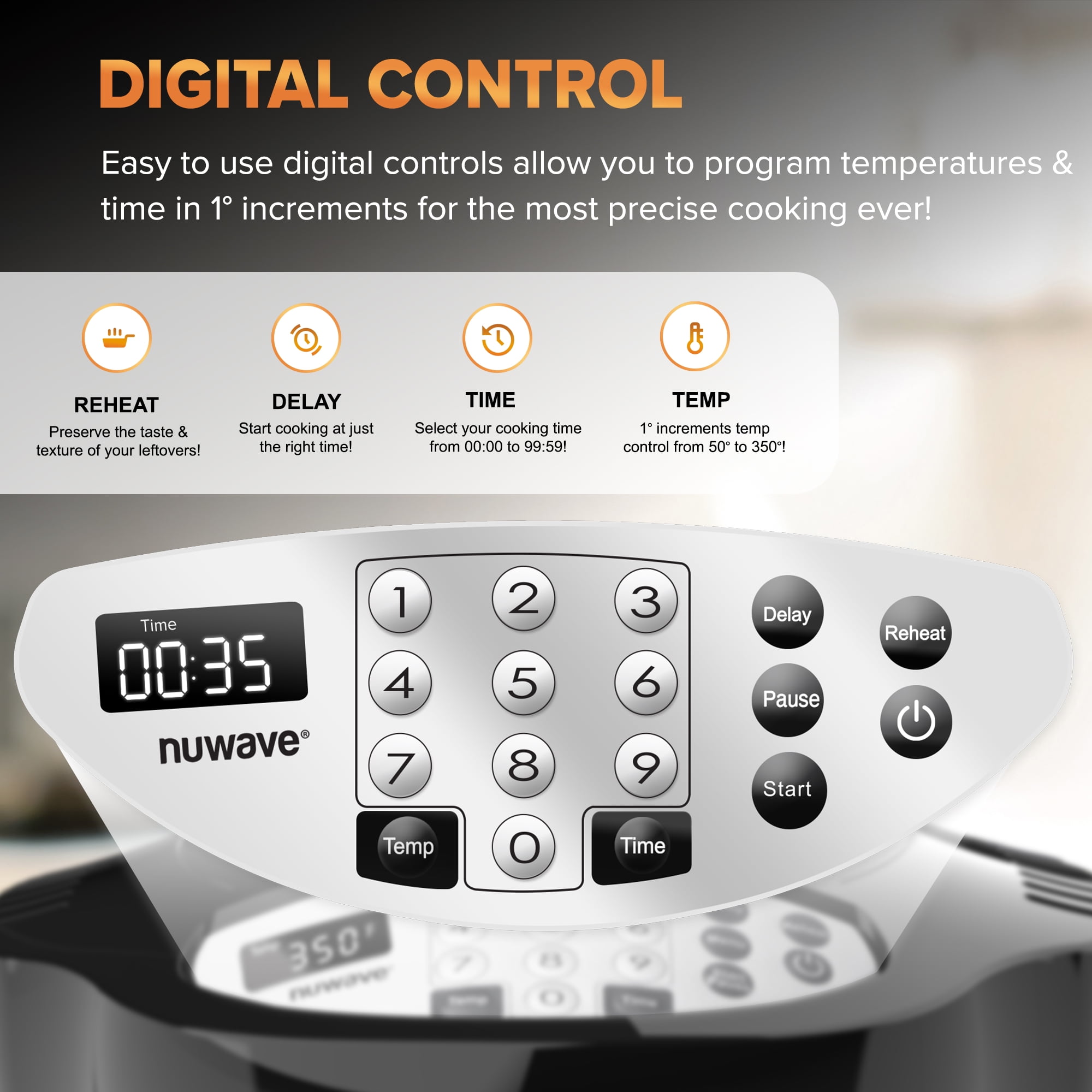 nuwave-original-countertop-oven-air-fryer-walmart-business-supplies for Free Printable Printable Nuwave Oven Cooking Chart Nuwave Original Countertop Oven & Air Fryer - Walmart Business Supplies for Free Printable Printable Nuwave Oven Cooking Chart