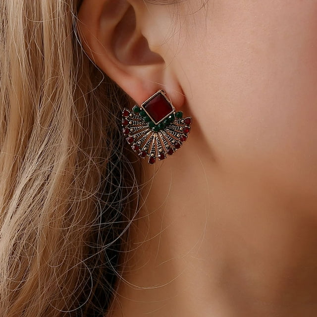 Xihbxyly Pendientes Étnicos, Joyas Colgantes Brillantes, Accesorio Navideño Único, Brillo Llamativo, Perfectos para Fiestas Navideñas, Regalos Especiales para Seres Queridos, Hermosa Decoración para
