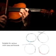 thumbnail image 3 of Violin String Set, Stainless Steel Strings Glossy Finish 4PCS Easy Installation  For Musical Instrument, 3 of 8
