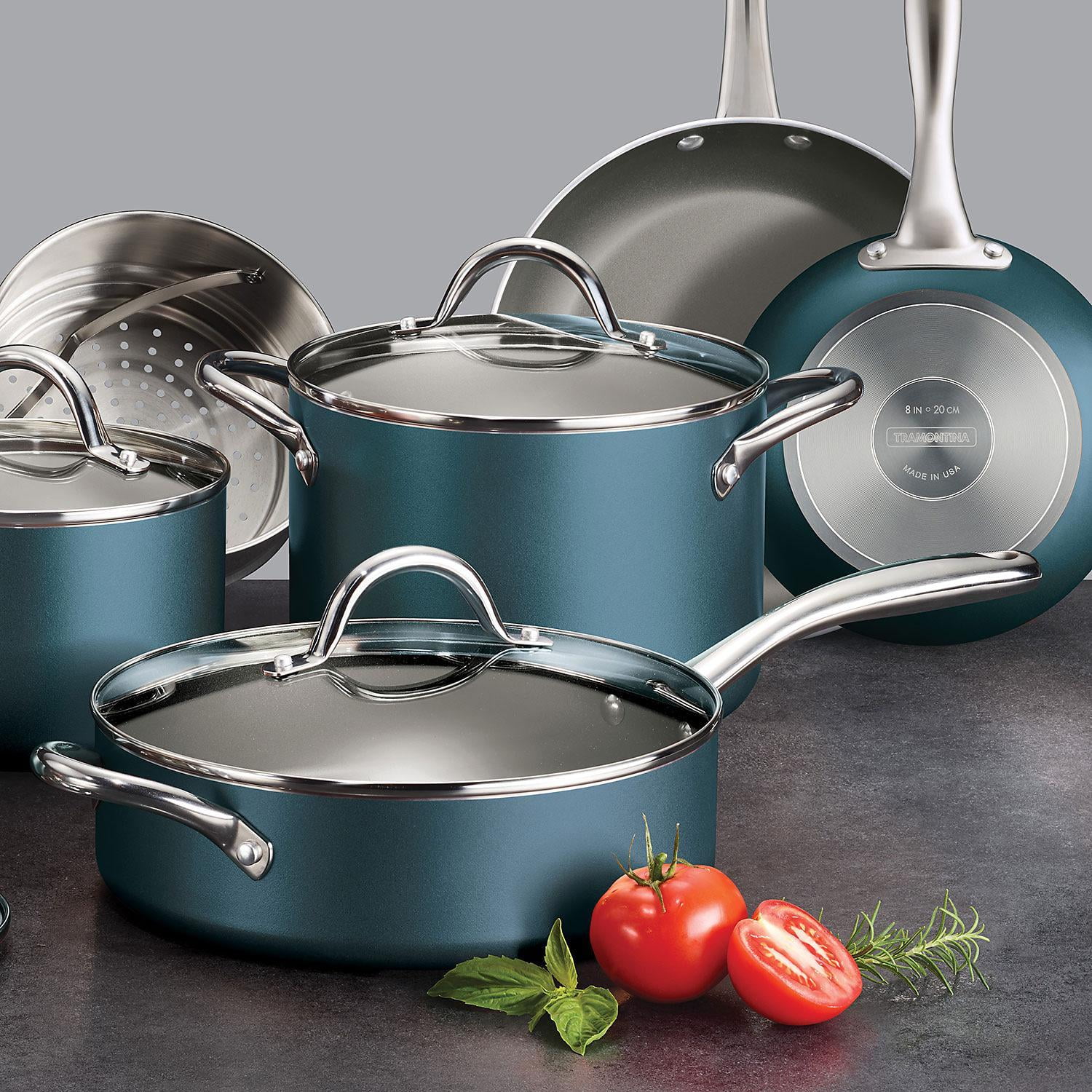 Tramontina Cookware Set Nonstick 11-Piece Charcoal Gray, 80143/025DS