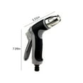thumbnail image 3 of Ohufall Metal 3 Patterns Water Hose Nozzle High Pressure Nozzle Garden Tools For Garden Watering And Car Washing, 3 of 8