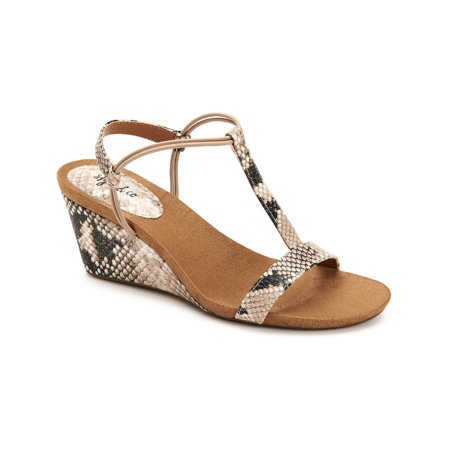 

Style & Co. Womens Mulan Faux suede Open Toe T-Strap Sandals
