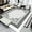 ZS04-Flannel-2, variant on Modern Simple Household Mat Large Area Living Room ration Luxury Rug Washable Non-slip Bedroom Loung