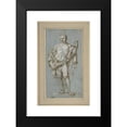 thumbnail image 2 of Paolo Gerolamo Piola 16x24 Black Modern Framed Museum Art Print Titled - Standing Figure of Apollo with a Lyre (1666-1724), 2 of 5