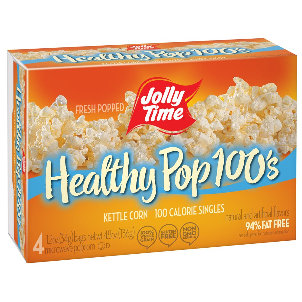 Jolly TIme 100 Calorie Healthy Pop Kettle Corn Microwave Popcorn 1.2 Oz