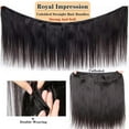 thumbnail image 4 of 18-40 Inch Bone Straight Human Hair Bundles Brazilian Remy Hair Weave Hair Extensions, 4 of 6