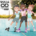 thumbnail image 5 of Crazy Skates Rolla Roller Skates for Boys and Girls - Sneaker-Style Kids Quad Skates - Available in 4 colors, 5 of 6