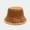 Brown, variant on Dyfzdhu Women Winter Spring Hat Solid Color Fashion Corduroy Warm Bucket Sunscreen Outdoors Black