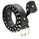 thumbnail image 4 of Cinturón estilo punk resistente con tachuelas y bordes cosidos (negro), 4 of 7