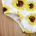 thumbnail image 5 of FRSASU Kids Clothing Toddler Kids Flower Bikini Swimwear Swimsuit Bathing Suit Beachwear Yellow 110(110), 5 of 9