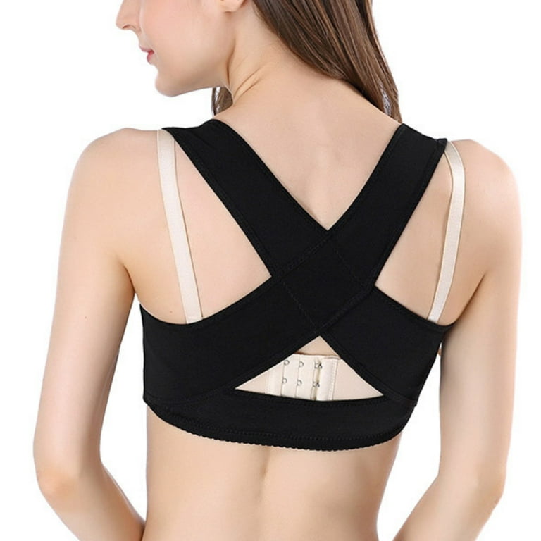Women Chest Breast Support Belt, Posture Corrector Humpback Correct Posture  Corset Bra Posture Shape Corrector， S-2XL