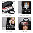 thumbnail image 4 of Cambridge University Laptop Backpack Travel Bag Casual College Schoolbag Black Work Business Daypack Gift for Men Women, 4 of 5