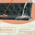 thumbnail image 2 of 60in Porch Swing Cushion ,Waterproof Patio Glider Cushions, 4in thick, Fade resist 2/3 Seater Replacement Bench Cushions for Outdoor Furniture, 2 of 6