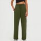 thumbnail image 2 of Pantalones estampados de cintura alta y pierna ancha para mujer: pantalones elásticos con cordón y bolsillos, tejido de spandex, pantalones largos informales y modernos, 2 of 5