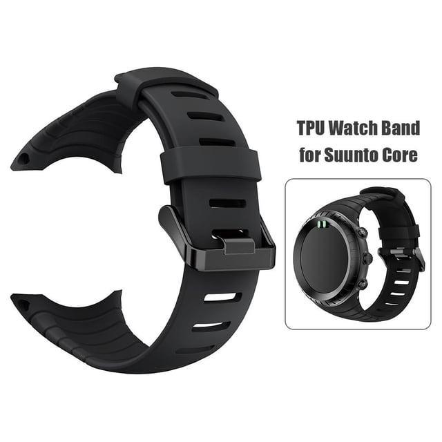 Correa de pulsera de correa de reloj ajustable de TPU con hebilla para reloj inteligente Suunto Core