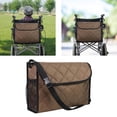 thumbnail image 2 of facefd Sac de Rangement pour Fauteuil Roulant, Pochette Intérieure pour Seniors, Café, 2 of 9