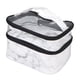 thumbnail image 2 of Bolsa de aseo de doble capa, bolsa de maquillaje de PVC Bolsa de maquillaje de PVC de viaje Bolsa de aseo de viaje Eleve su experiencia, 2 of 5