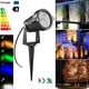 thumbnail image 4 of Led Césped Jardín Luz De Inundación Patio Patio Camino Proyector Lámpara Impermeable Blanco Frío Ac 85-265V 3 * 3W Monstrate HA024770-02, 4 of 6