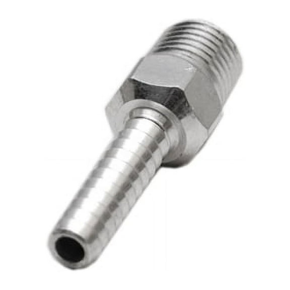 Boat Fuel Gas Fitting | 5/16 Inch Barbed Aluminum