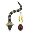 thumbnail image 1 of Serpent Télécommandé Contrôle Infrarouge USB Rechargeable Langue Rétractable Queue Oscillante Jouet Serpent Électrique Réaliste, 1 of 8