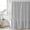 Gray, variant on Navy Blue Shower Curtain, Waterproof Shower Curtains for Bathroom, Vintage Country Monochrome Farmhouse Washable Fabric Bathtub Curtain Set Bath Decor with 12 Hooks 48"x72"