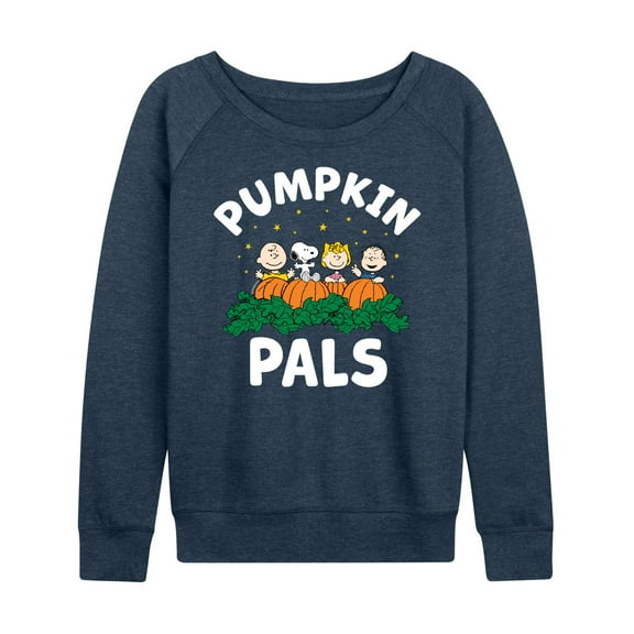 Peanuts - Pumpkin Pals - Women's Lightweight French Terry Long Sleeve Shirt