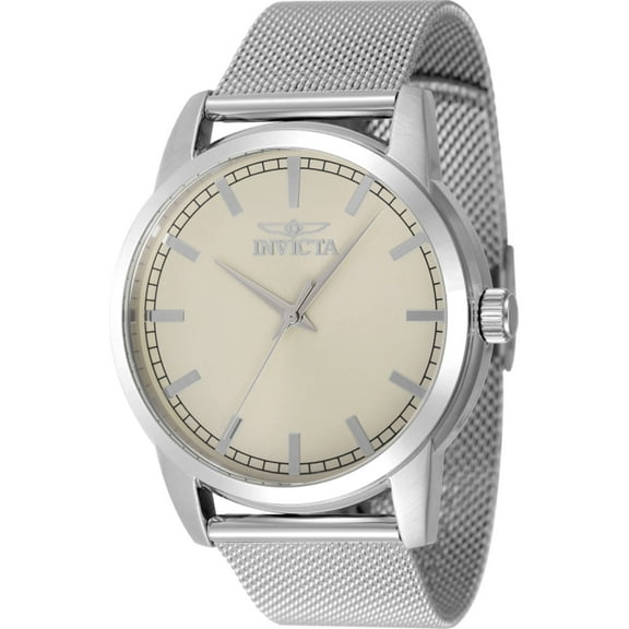 Invicta 48505 Men's Celestial Quartz Ivory Dial Bracelet Watch