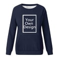 thumbnail image 3 of V Neck Sweatshirt Women No Hood Pocket Oversized Comfy Hoodie Y2k Soft Plain Fleece Pullover Cute Sweatshirts, 3 of 4