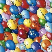 Photo Balloons Bright Color Fiesta Adult Birthday Party Paper Beverage Napkins