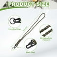 thumbnail image 2 of Uxcell Paracord Lanyard, Heavy Duty Keychain Necklace Lanyard Camouflage Green, 2 of 7