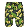 thumbnail image 3 of Goofa Fresh Avocado Printed Mens Swim Trunks Summer Quick Dry Short Beach Swimwear Bathing Suits-Large, 3 of 9