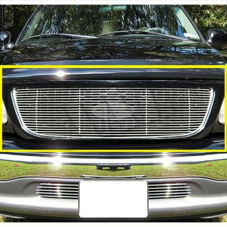 - AAL BOLT ON / BOLT OVER BILLET GRILLE / GRILL INSERT For 1999 2000 2001 2002 2003 FORD F-150/ LIGHTNING/ HARLEY DAVIDSON W/O LOGO (HONEYCOMB) 1PC UPPER BOLTON 19 bars