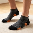 thumbnail image 3 of LOOIKOOS 10 Pairs Mens Ankle Socks, Lightweight Low Cut Athletic Socks for Sports Running Workout Daily Wear, 3 of 6